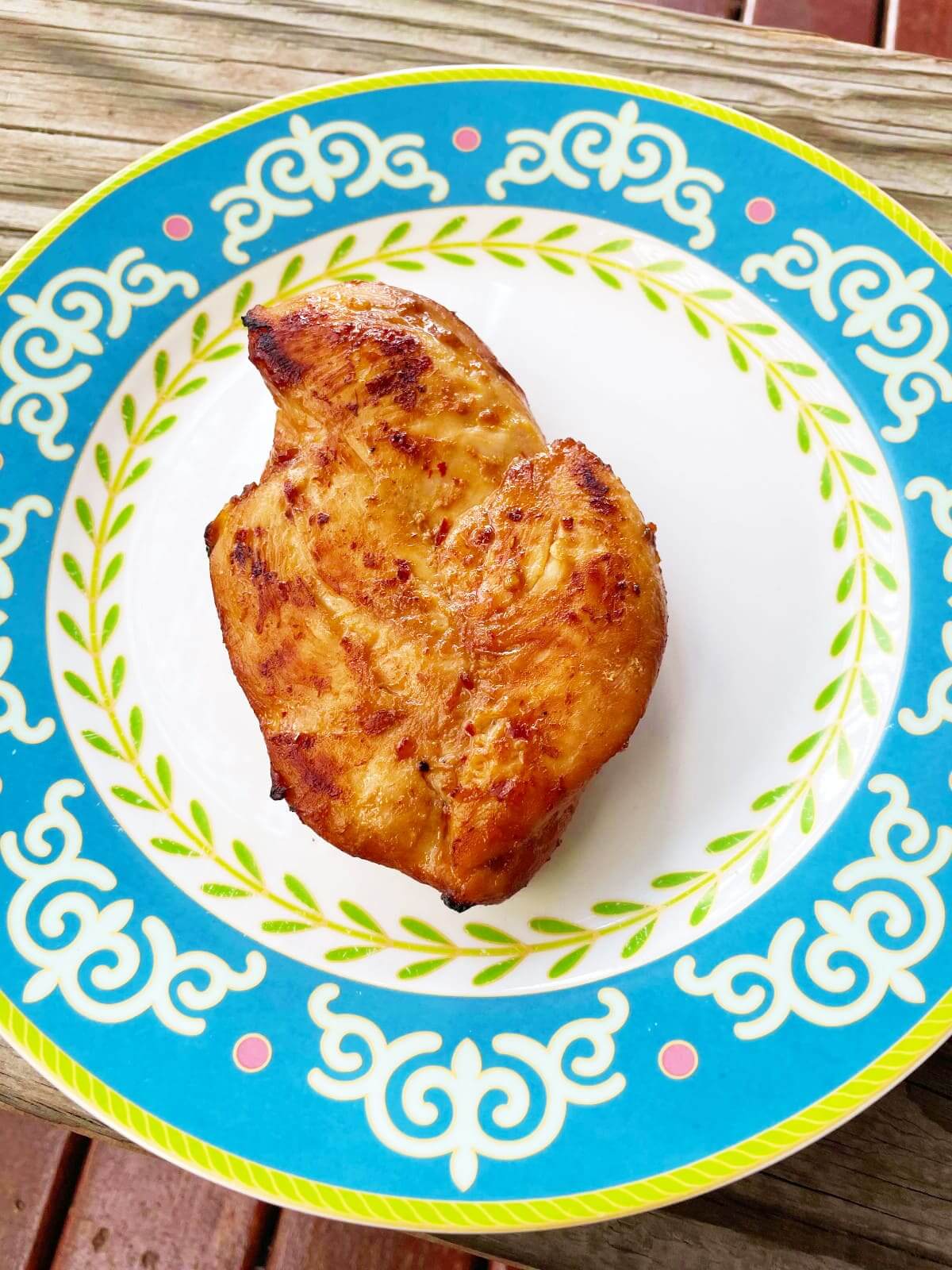 Cedar Plank Grilled Chicken with a Lime Soy Glaze (Just 5 Easy Steps