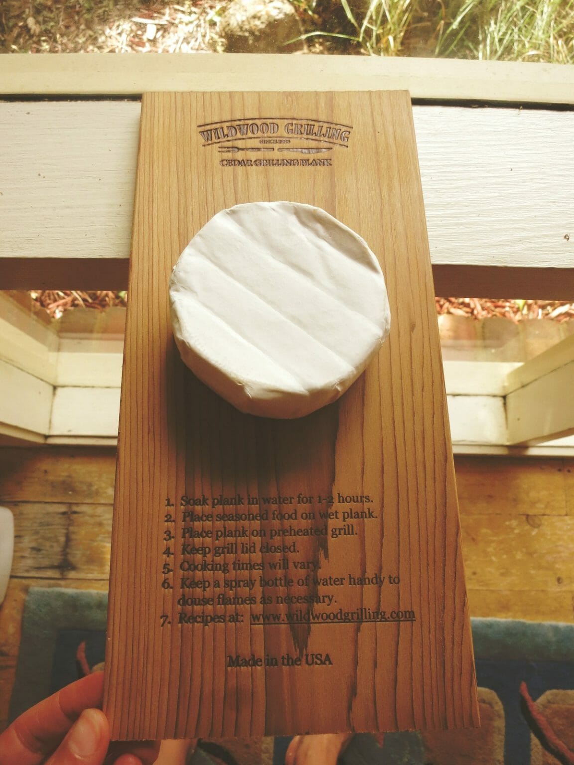 Cedar Planked Brie with Gin Infused Caramelized Onions (7 Easy Steps