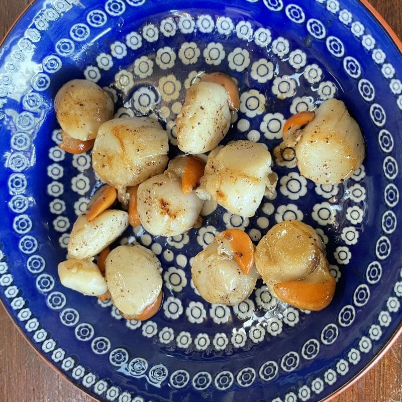 Salt Block Scallops (Sear Your Scallops on a Himalayan Salt Block