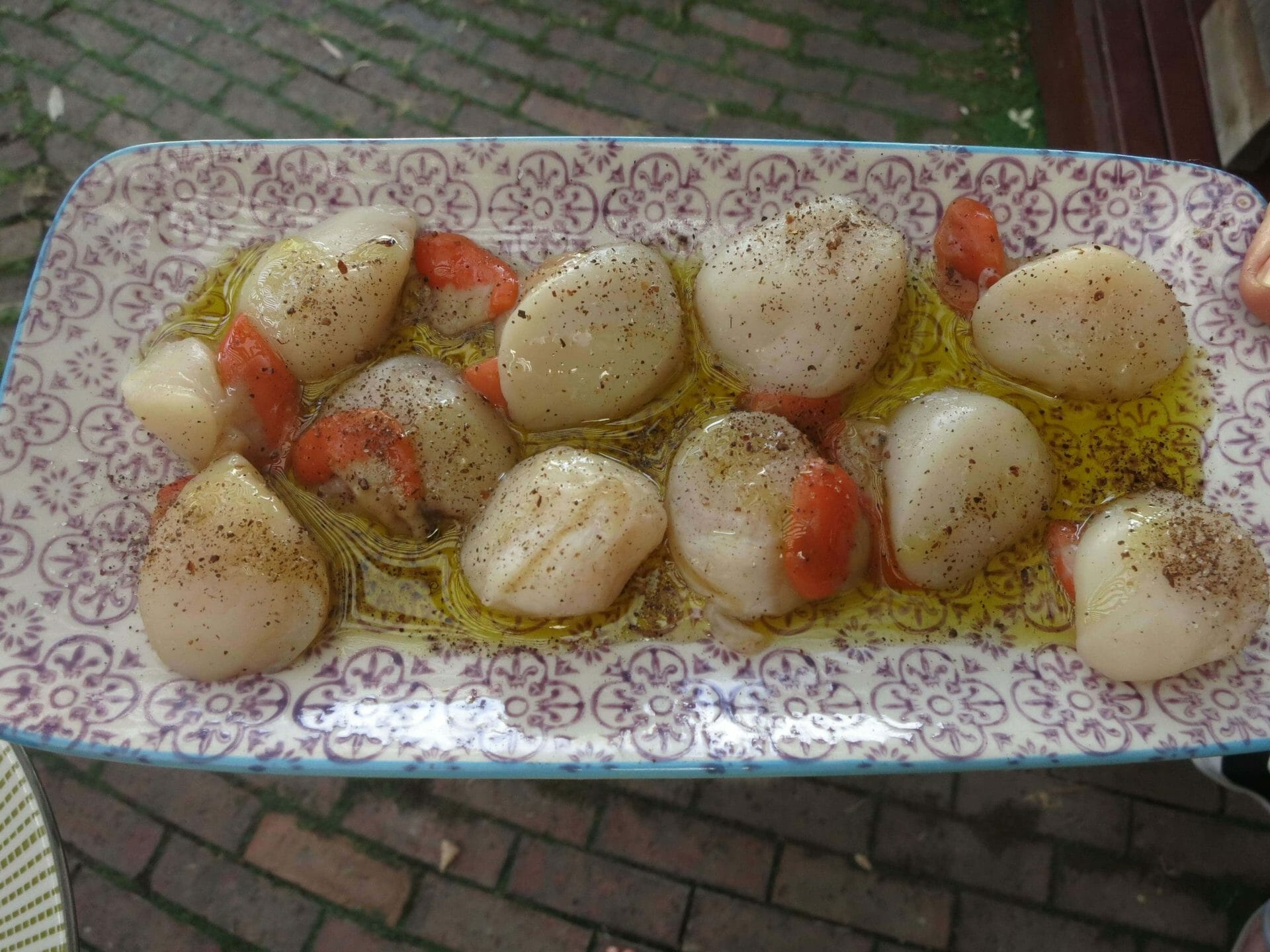 Salt Block Scallops (Sear Your Scallops on a Himalayan Salt Block