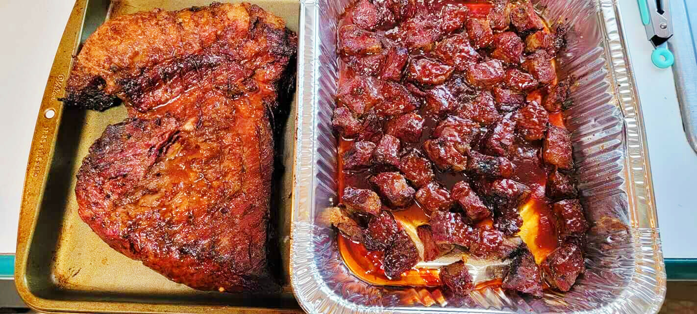 Brisket Flat Burnt Ends Recipe Simply Meat Smoking