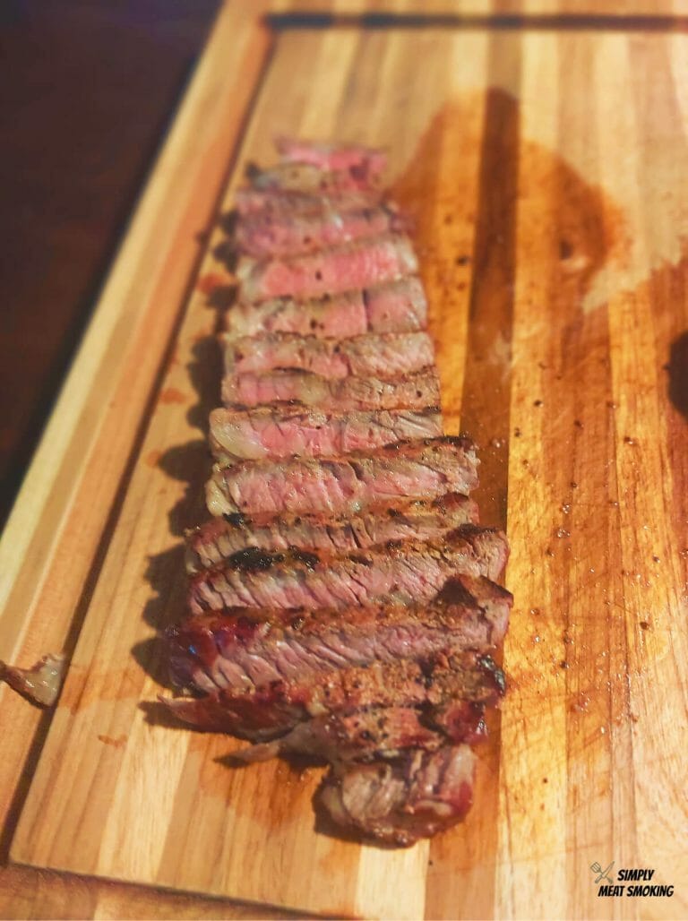 Pellet Grill New York Strip Simply Meat Smoking