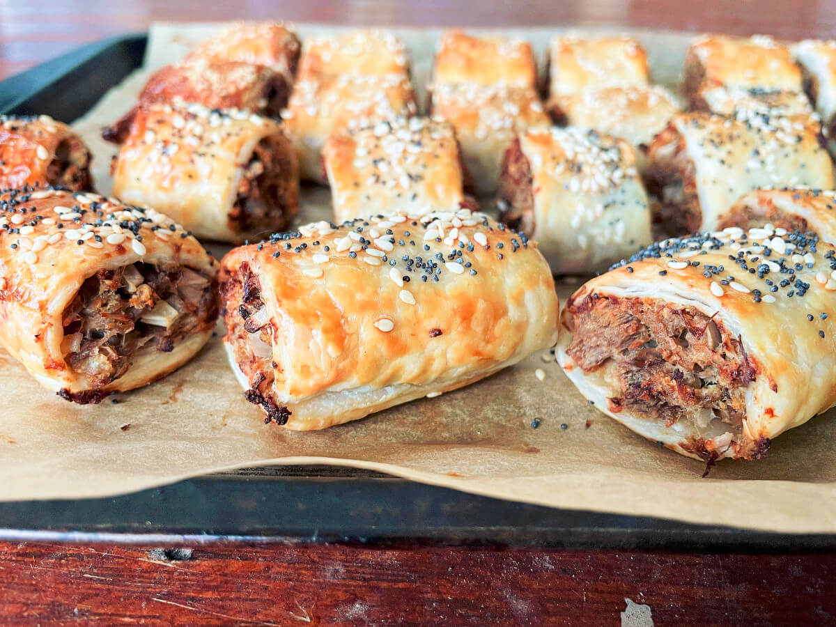 Brisket Sausage Rolls (4 Simple Step Recipe) Simply Meat Smoking