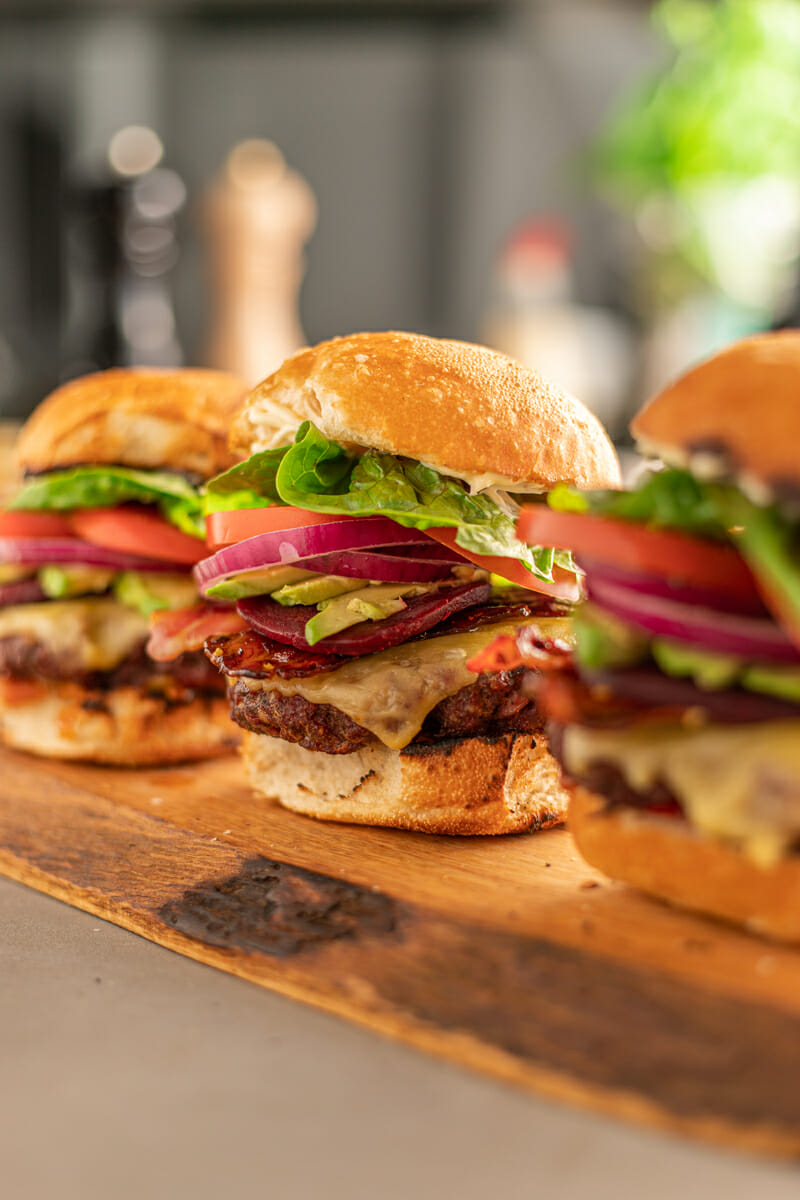 Smoked Lamb Burgers on a Traeger Simply Meat Smoking