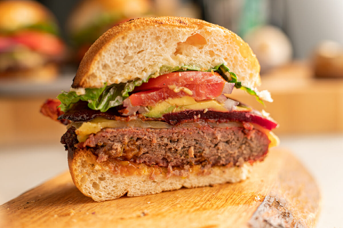 Smoked Lamb Burgers on a Traeger Simply Meat Smoking