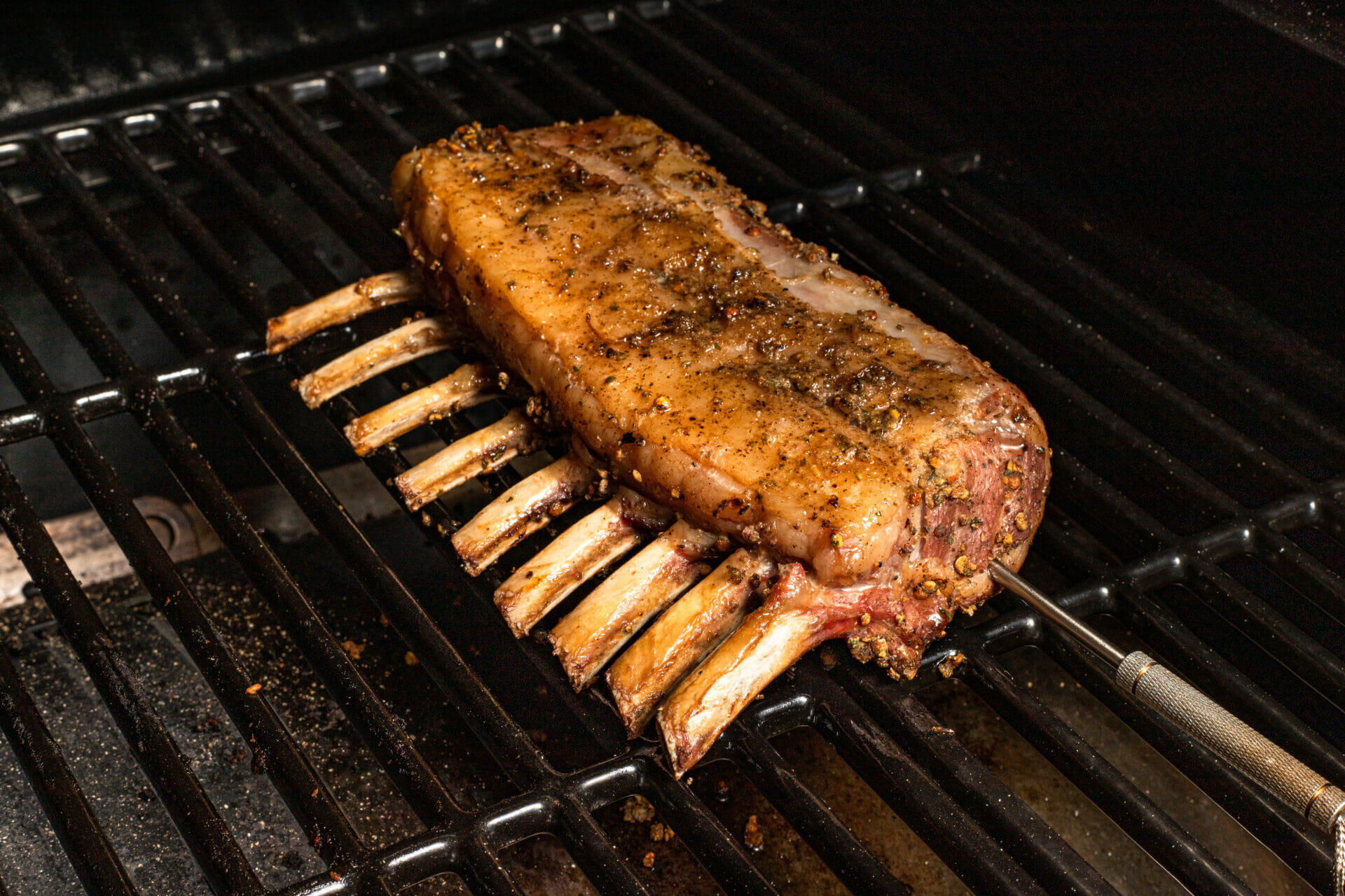 Smoked Rack of Lamb on a Traeger Simply Meat Smoking