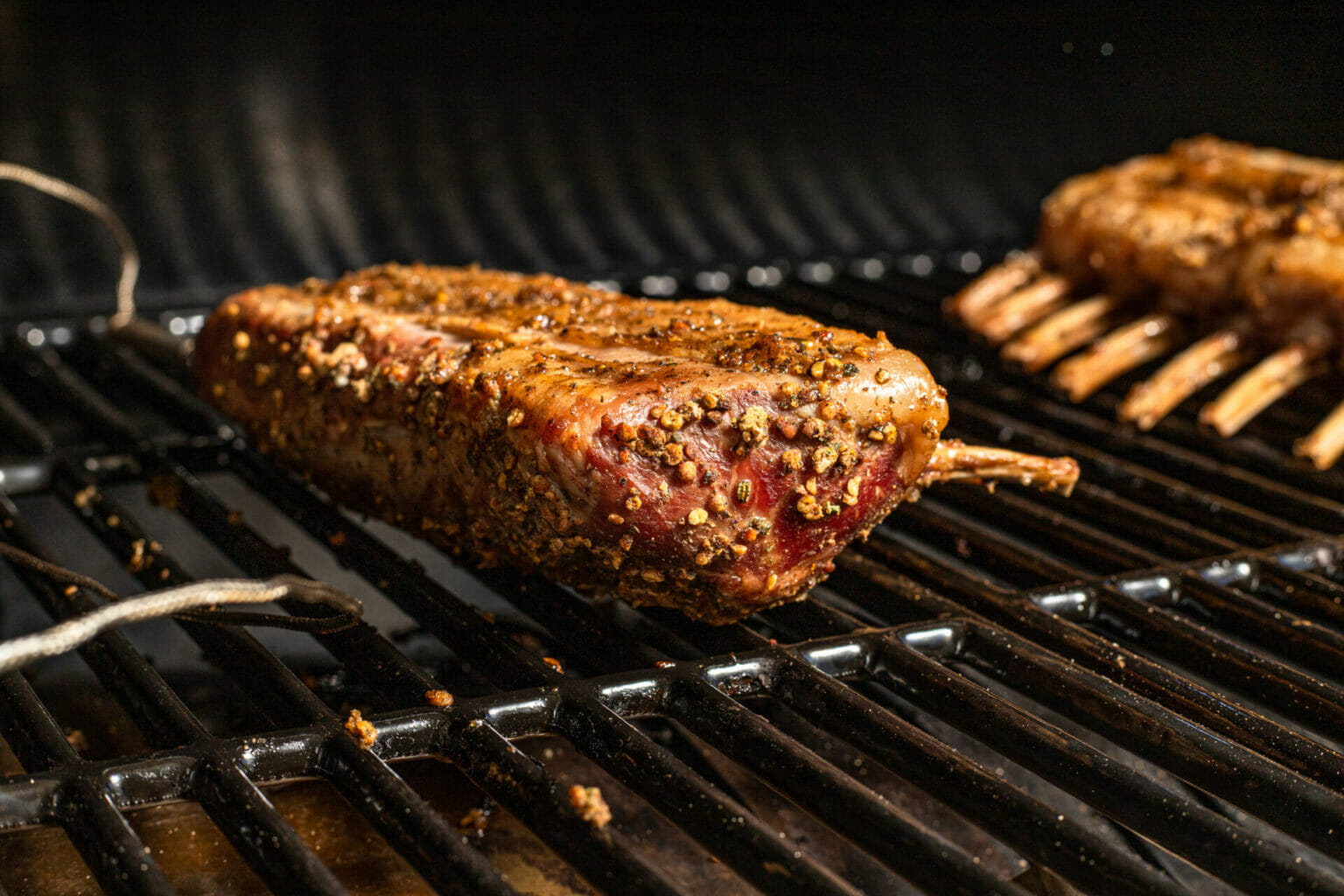 Smoked Rack of Lamb - Simply Meat Smoking