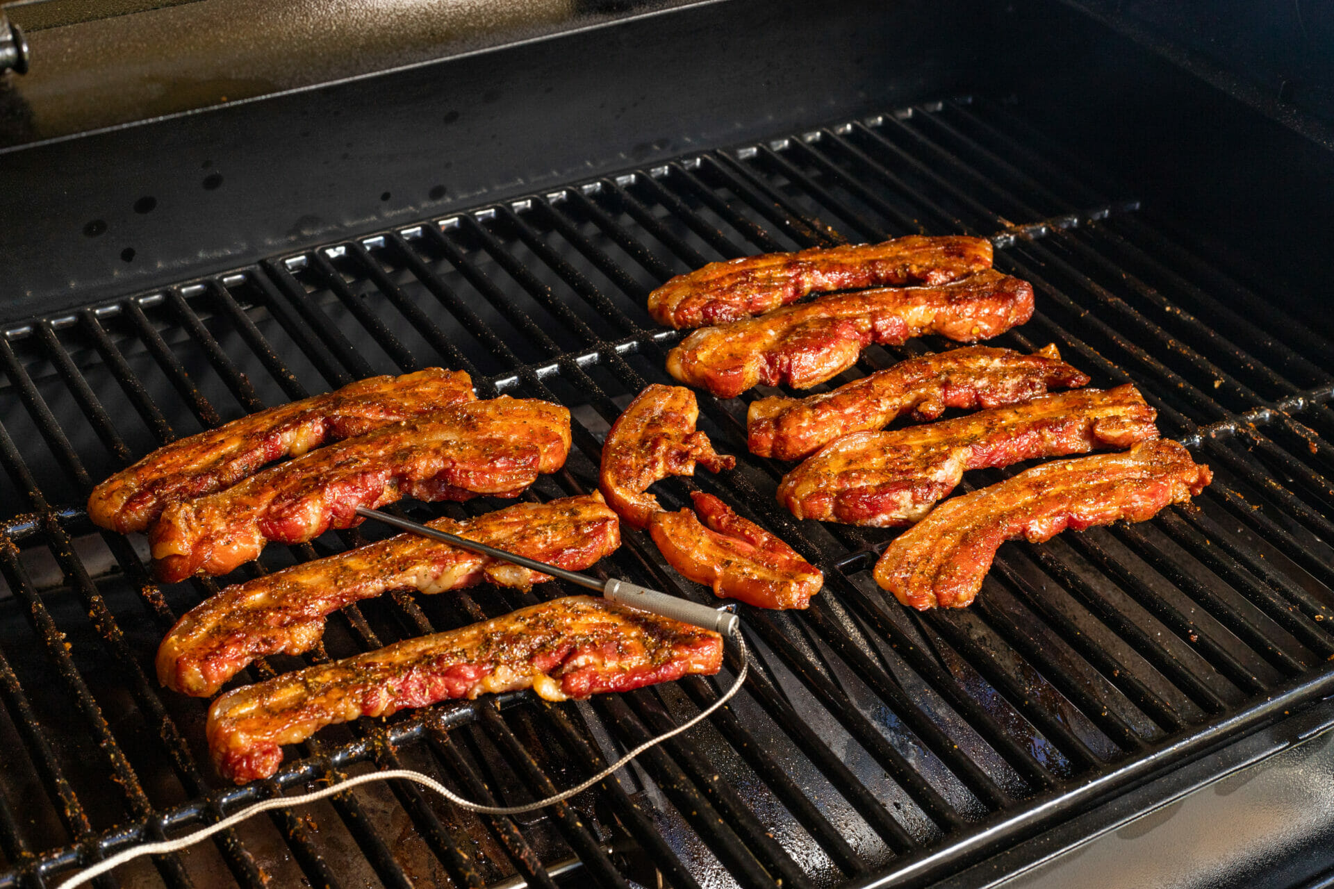 Smoked Pork Belly Strips On A Traeger Simply Meat Smoking