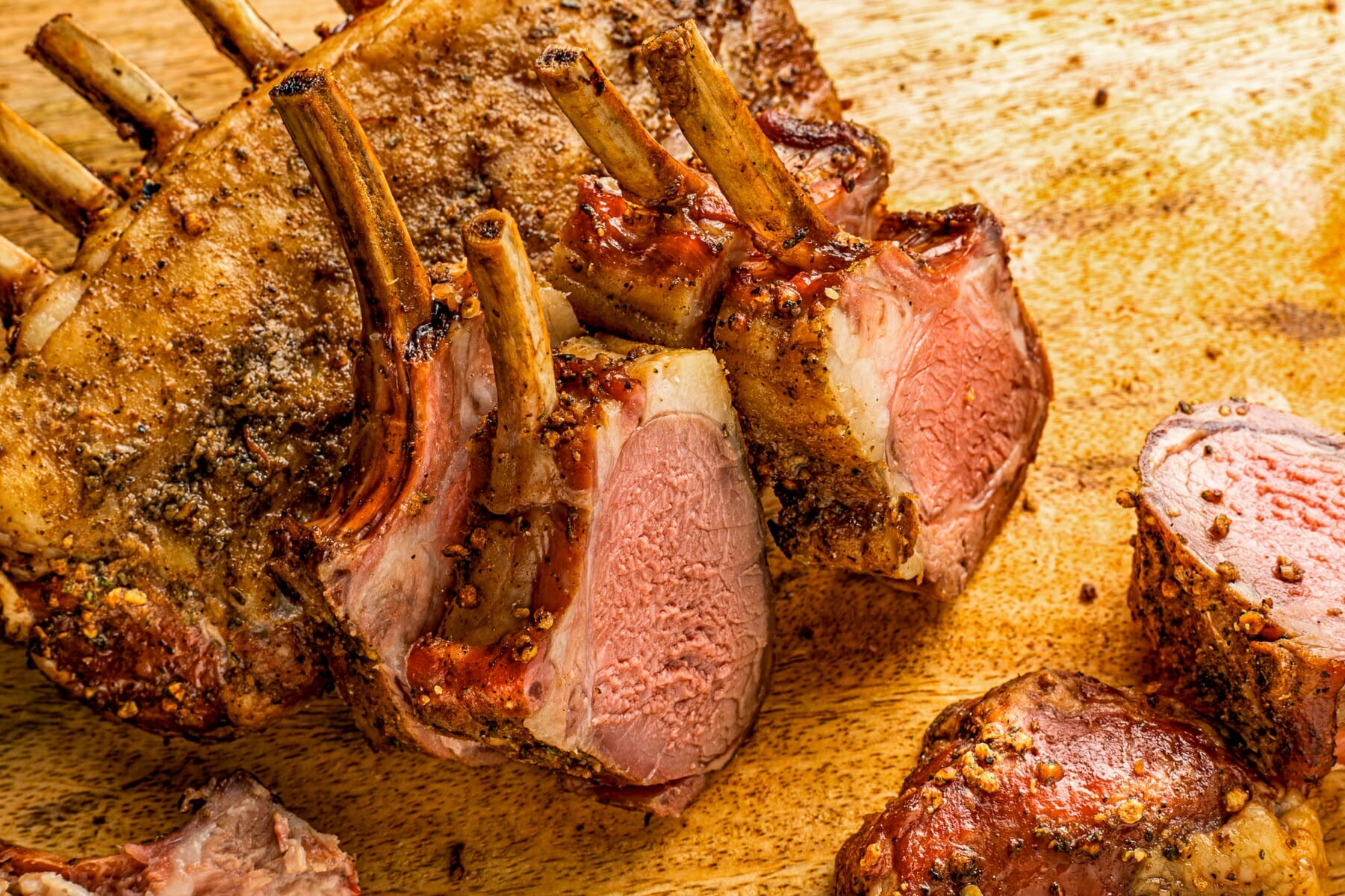 Pit Boss Smoked Rack of Lamb Simply Meat Smoking