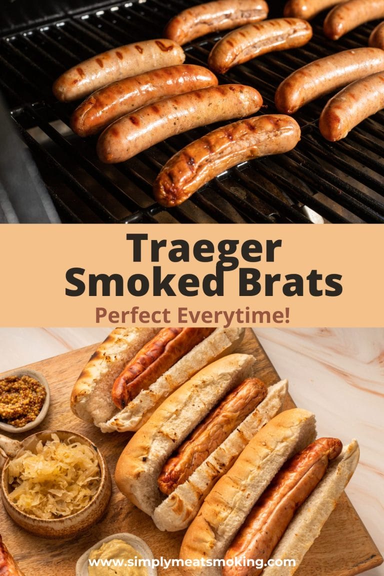 Smoked Brats on a Traeger Simply Meat Smoking