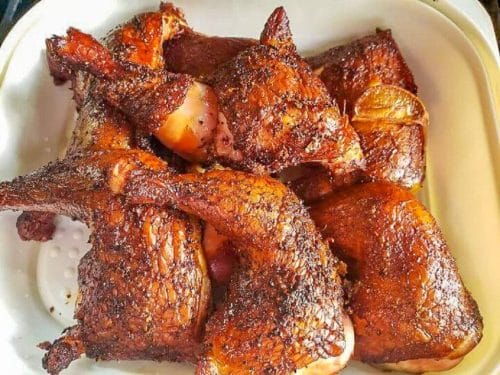Smoked Chicken Quarters - Simply Meat Smoking