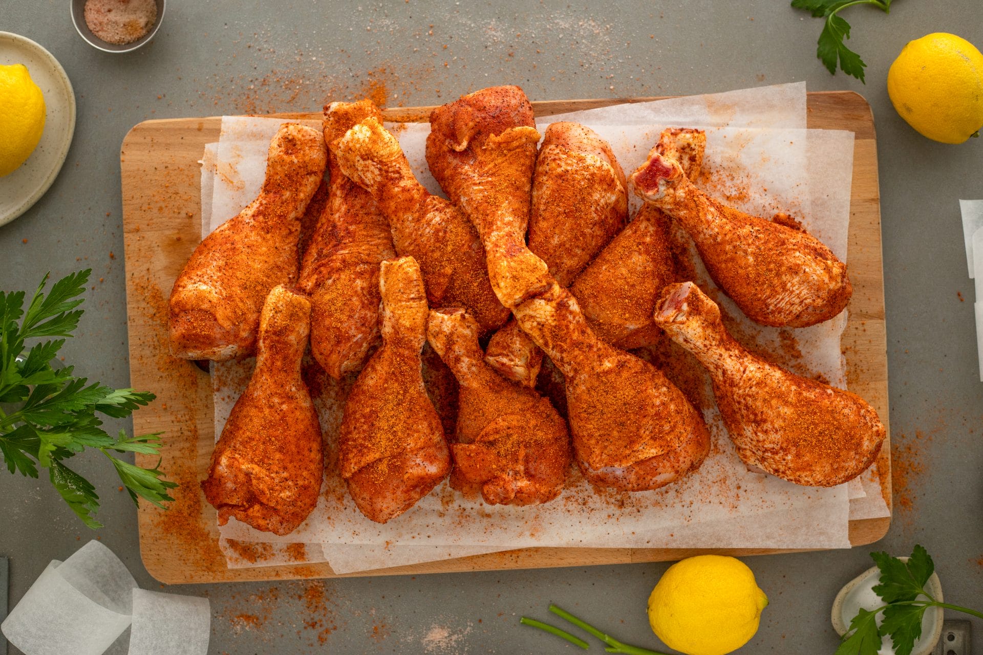 Healthy Blueberry Smoothie Recipe, Step 3: Coat the Chicken with Olive Oil and Dry Rub